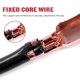 thumbnail image 3 of Cable de arranque de alta resistencia, cable de batería con alambre de cobre, adecuado para automóviles y furgonetas, 2000 A, pinzas de cocodrilo gigantes para una amplia variedad de aplicaciones,, 3 of 5