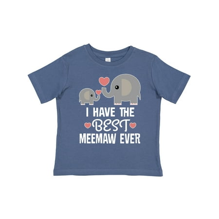 

Inktastic Best Meemaw Ever Grandkids Gift Toddler Boy or Toddler Girl T-Shirt