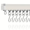 ZNGYXMN Aluminium HeavyDuty Ceiling Track Kit with Wall Mount for