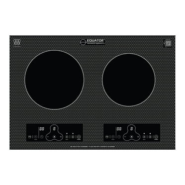 Equator 20" Built-In/Freestanding 2 Burner HORIZONTAL Induction Cooktop 110V