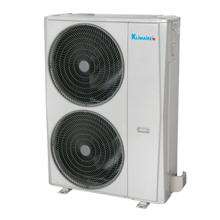 Klimaire 3 Ton 16 SEER2 Hyper Heat Central Ducted Multi Positional Heat Pump Split Air Conditioner 2100 sq. ft