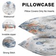 thumbnail image 5 of Jellyfish Coastal Throw Pillow Covers 18x18 Inch Set of 2, Summer Beach Coral Starfish Ocean Waterproof Outdoor Pillow Covers, Decorative Cushion Pillowcases for Couch, Sofa, Bed, Garden, Patio, 5 of 9
