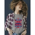 thumbnail image 2 of Ron Desantin Keep America Free T-shirt Female's -SmartPrintsInk Designs, 2 of 4