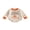 Orange, variant on Cjfdfy Newborn Baby Girl Boy Halloween Romper Outfit, Long Sleeve Cutest Pumpkin In The Patch Letters Pumpkin Print Bodysuit Cute Waffle Knit Halloween Pumpkin Fall Winter Outfit