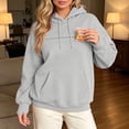 thumbnail image 6 of Bigetiay Snack Hoodie for Women Men, Pet Dog Holder Carrier Sweatshirt, Kangaroo Pouch Hoodie with Large Pocket Fall Winter Clothes, Size XXL, 6 of 6