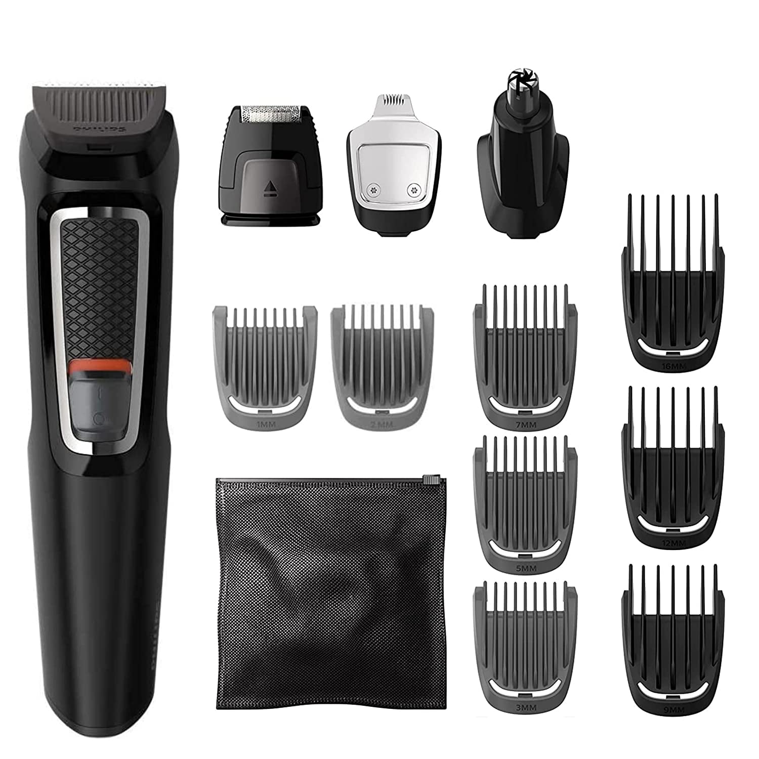 Quagmire læsning Måned Philips Norelco Multi Groom Face & Hair Trimmer, 15 Attachments MG3910/40 -  Walmart.com