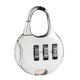 thumbnail image 4 of Tough Alloy Steel Padlock with 3 Digits Password Combination for Luggage, 4 of 7