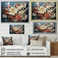 thumbnail image 4 of Designart "Asian Art Eternal flowers I" Asian Floater Framed Wall Art Print, 4 of 7
