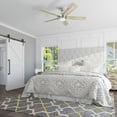 thumbnail image 3 of Honeywell Ventnor 52" Modern Brushed Nickel LED Ceiling Fan with Integrated Light, 3 of 12