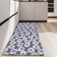 thumbnail image 4 of Blue Daisy Flower Floral Pattern Kitchen Rug Mat,Kitchen Runner Rugs Non Skid Washable,Decorative Kitchen Floor Mats for Kitchen,Sink,Laundry,17"X47", 4 of 5