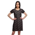thumbnail image 1 of Moomaya Chemise de Nuit d'Allaitement à Patte de Boutonnage Imprimée pour Femmes, 1 of 5