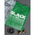 thumbnail image 3 of Black Whyte Techno Style T-Shirt Women -Image by Shutterstock, Female Medium, 3 of 4