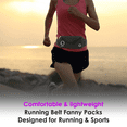 thumbnail image 4 of Riñonera para correr FloreceBien, ajustable, para mujeres, hombres, jogging, senderismo y fitness, 4 of 5
