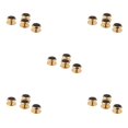 thumbnail image 1 of Guardurnaity Men Gold Black Tuxedo Cufflinks Formal Collar Links Shirt Button Cuff Dress Type2, 1 of 6