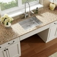 thumbnail image 4 of Elkay ECTSRAD25226TBG4 Crosstown 18 Gauge Stainless Steel 25" x 22" x 6", 4-Hole Single Bowl Dual Mount ADA Sink Kit, 4 of 9