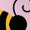 AD-Pink, variant on Inktastic Honey Bee Adult Hoodie Sweatshirt