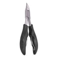 thumbnail image 4 of Pinzas para uñas, cortaúñas, recogedor, corrector de uñas encarnadas de acero inoxidable, juego de herramientas de pedicura, color negro, 4 of 5
