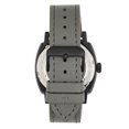 thumbnail image 2 of Reign Napoleon Semi-Skeleton Leather-Band Watch - Black/Grey, 2 of 3