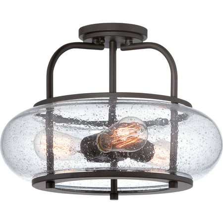 

Quoizel Trg1716 Trilogy 3 Light 16 Wide Semi-Flush Ceiling Fixture - Bronze