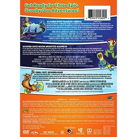 STUDIO DISTRIBUTION SERVI SCOOBY-DOO-FRANKENCREEPY/MOON MONSTER MADNESS/CHILL OUT (DVD/TFE) D621731D