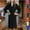 YPR1-Black, variant on Meichang Women's Robe Soft Hooded Fleece Long Sleeve Winter Bathrobe Fluffy Cozy Knee Length Kimono Robes Fuzzy Pockets Robes with Belt