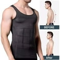 thumbnail image 3 of Compression Shirt Men Shapewear Slimming Body Shaper Vest Workout Tank Top Undershir Compression Shirt Men, Lightweight, Breathable and Elastic, 3 of 6