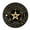 Black C, variant on Star Pendulum Board Wooden Dowsing Board Divination Metaphysical Message Board for Witchcraft Wiccan Altar Supplies Kit Beginner Witchcraft Supply, Round Shape