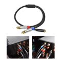 thumbnail image 2 of 3.5mm to 2RCA Sound Cable Female to Male Y 2RCA Splitter 3.5mm Adapter for Phone Home Theater Amplifiers Speaker Stereo, 2 of 4