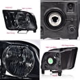 thumbnail image 3 of PIT66 Headlights Headlamps Fit for 2005-2009 Ford Mustang Smoke/Black Lens, 3 of 8