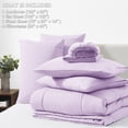 thumbnail image 6 of Queen Comforter Set, Grey 7 Pieces Bed in a Bag All Season Bedding, with Stitch Quilted Comforter Flat Sheet Fitted Sheet Pillowcases, 6 of 9