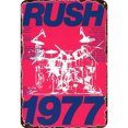 thumbnail image 1 of Placa Metal Vintage Rush Pintura Hierro Rectangular Arte Pared Del 30x40cm, 1 of 9