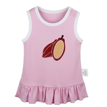 

Nut Cacao Pattern Dresses For Baby Newborn Babies Skirts Infant Princess Dress 0-24M Kids Graphic Clothes (Pink Sleeveless Dresses 12-18 Months)