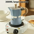 thumbnail image 3 of Yeacher Cups Coffee Pot Multicolors Classic Italian Stovetop Espresso Maker for Great Flavored Strong Espresso, 3 of 8