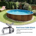 thumbnail image 4 of Kit De Cabrestante De Cable Para Cubierta De Piscina De 100 Pies Cubierta De Seguridad De Invierno Cubierta De Piscina Cuerda De Cable Roja Con Cabrestante De Acero Inoxidable Para El Hogar Piscina Yuarrent HA026666-01, 4 of 7