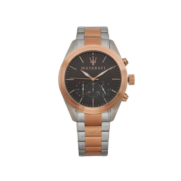 New Masersti Traguardo 45mm Two tone Brown Dial Men's Watch R8873612003