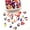 Mushroom, variant on MATROOY 100Pcs/lot DIY Jewelry Polymer Clay Beads Flower Pieces Mix color Jewelry Making-Fruit #1