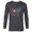 Charcoal Heather, variant on Marvel Spider-Man Deck The Walls Holiday - Long Sleeve T-Shirt for Men- Customized-Athletic Heather