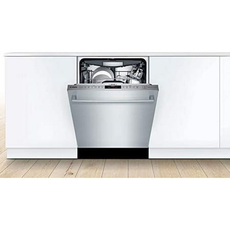 Bosch - 800 Series 24" Top Control Built-In Stainless Steel Tub Dishwasher with 3rd Rack and CrystalDry, 42 dBa - Stainless Steel