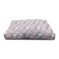 thumbnail image 4 of Pink and Grey Pet House, Blossom Bouquet Botanical Foliage Shabby Form Essence Chrysanthemum, Outdoor & Indoor Portable Dog Kennel with Pillow and Cover, 5 Sizes, Blush Lilac Grey, by Ambesonne, 4 of 5