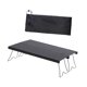 thumbnail image 1 of Mesa de campamento Mesa al aire libre Muebles de campamento estables plegables con bolsa de almacenamiento Aleación de aluminio portátil para patio, Negro, 1 of 8