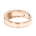 thumbnail image 2 of 14K Mens Natural 0.2 Ctw Diamond Wedding Ring For Him (Rose Gold Size 10), 2 of 3