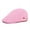Pink, variant on Men Women Fashion Mesh Summer Driving Golf Newsboy Hat Outdoor Beret Cap