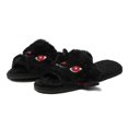 thumbnail image 3 of FASHOFT Halloween Bat Animal Slippers for Boys Girls Soft Plush Cozy Open Toe Indoor Outdoor Fuzzy Slippers Halloween Gifts For Kids Black One Size, 3 of 9