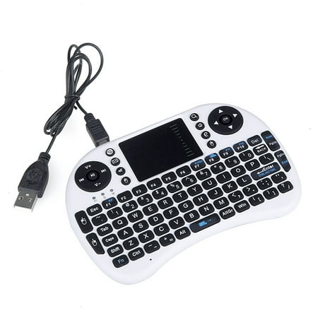 2.4G Mini Wireless QWERTY Keyboard Mouse Touchpad for PC Notebook Android TV Box HTPC (Best Cpu For Htpc)
