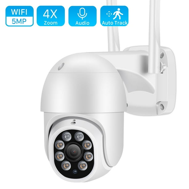 ANBIUX-cámara de vigilancia IP de 5MP para exteriores, videocámara de detección humana por Ia, seguimiento automático, PTZ, WIfi, 3MP, zum X4, dos vías, CCTV de Audio