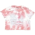 thumbnail image 2 of Recycled Karma Women's Blondie Hurry Up and Wait Crop Pink Tie Dye Tee T-Shirt (Medium, Pink Tie Dye), 2 of 2