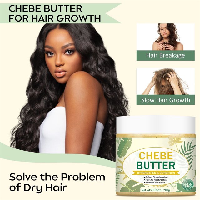 Chebe Butter Hair Mask 200g Moisturizing, Strengthening Scalp Hair Mask, Deep Repairing Dry Hair
