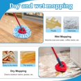 thumbnail image 4 of UYGDUY-Mop Heads Replacements for O-Cedar RinseClean 2-Tank Spin Mop, Mop Replace Head for O Cedar, Mop Heads Include 4 Pack Mop Refills, 2 Scrubber Mop Heads, 1 Mop Base, Reusable, Easy to Replace, 4 of 4
