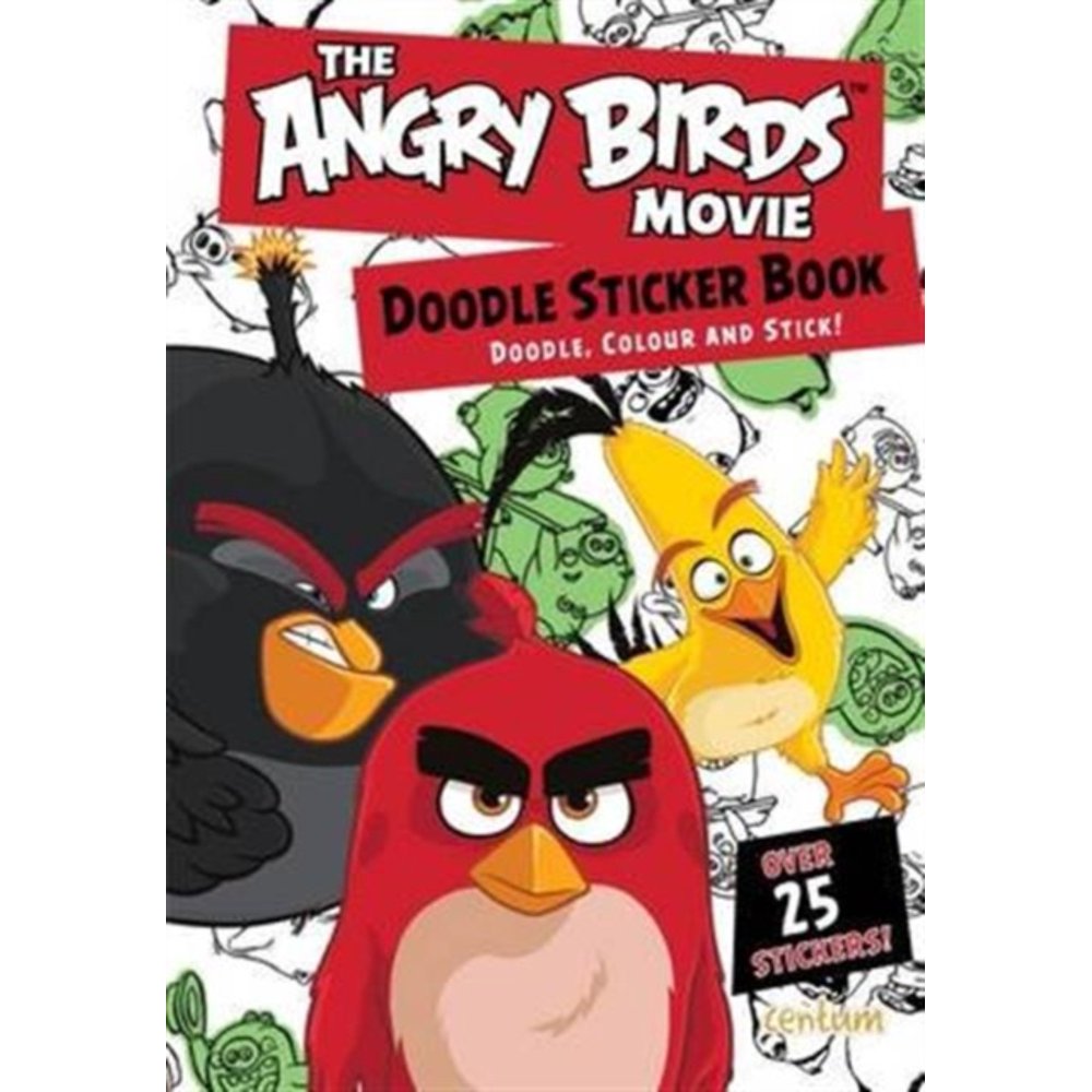 Angry Birds Movie Doodle Sticker Book (Paperback)