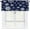 Snowflake Navy Blue, variant on Fall Harvest Plaid Valance Curtain 54"x18" Red Brown Plaid Small Short Kitchen Curtains Autumn Thanksgiving Farmhouse Window Treatment Rod Pocket Valances for Kitchen Dining Room Decor
